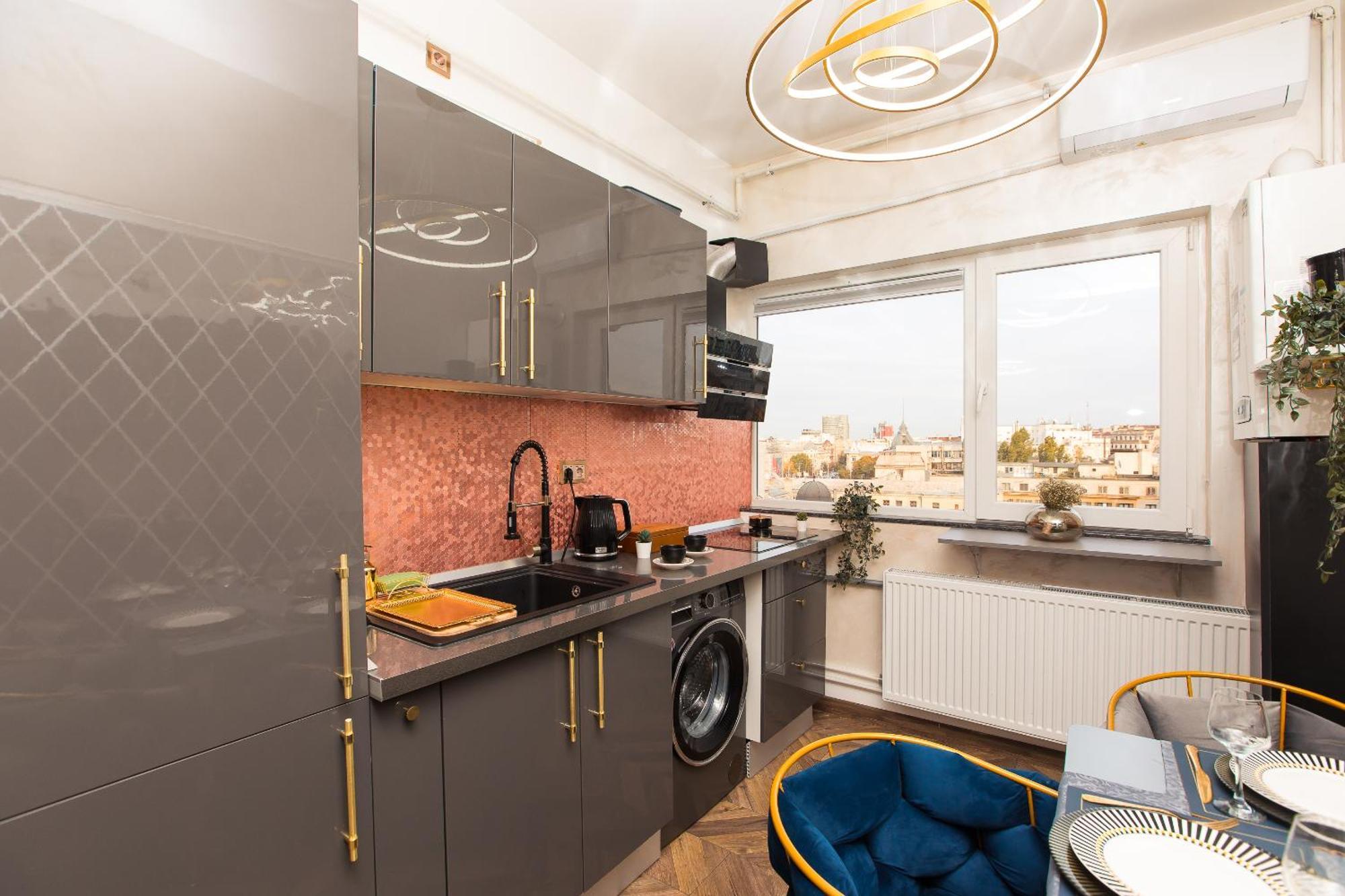 Royalty Apt With City Views On Calea Victoriei Bucureşti Exterior foto