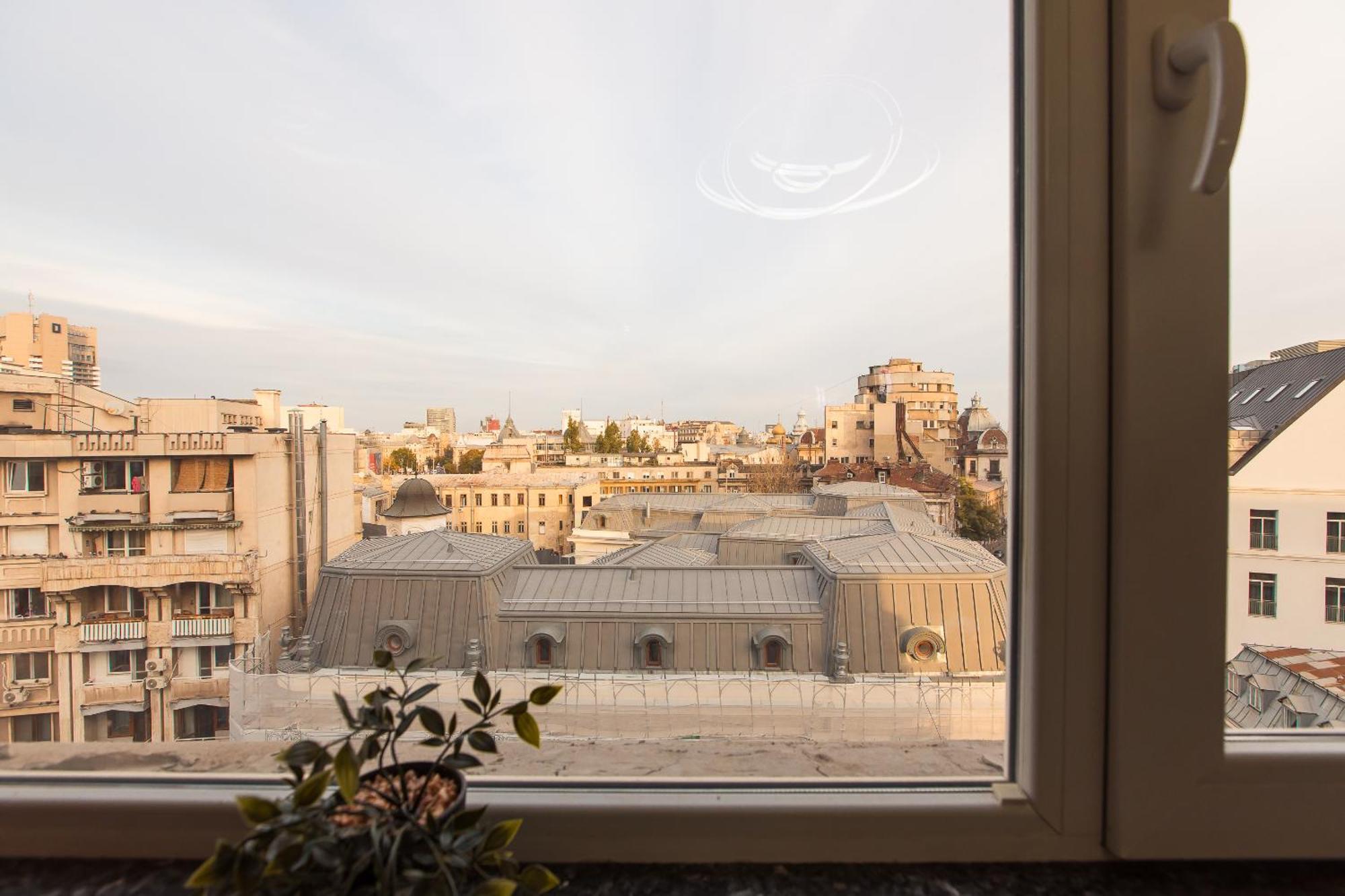 Royalty Apt With City Views On Calea Victoriei Bucureşti Exterior foto