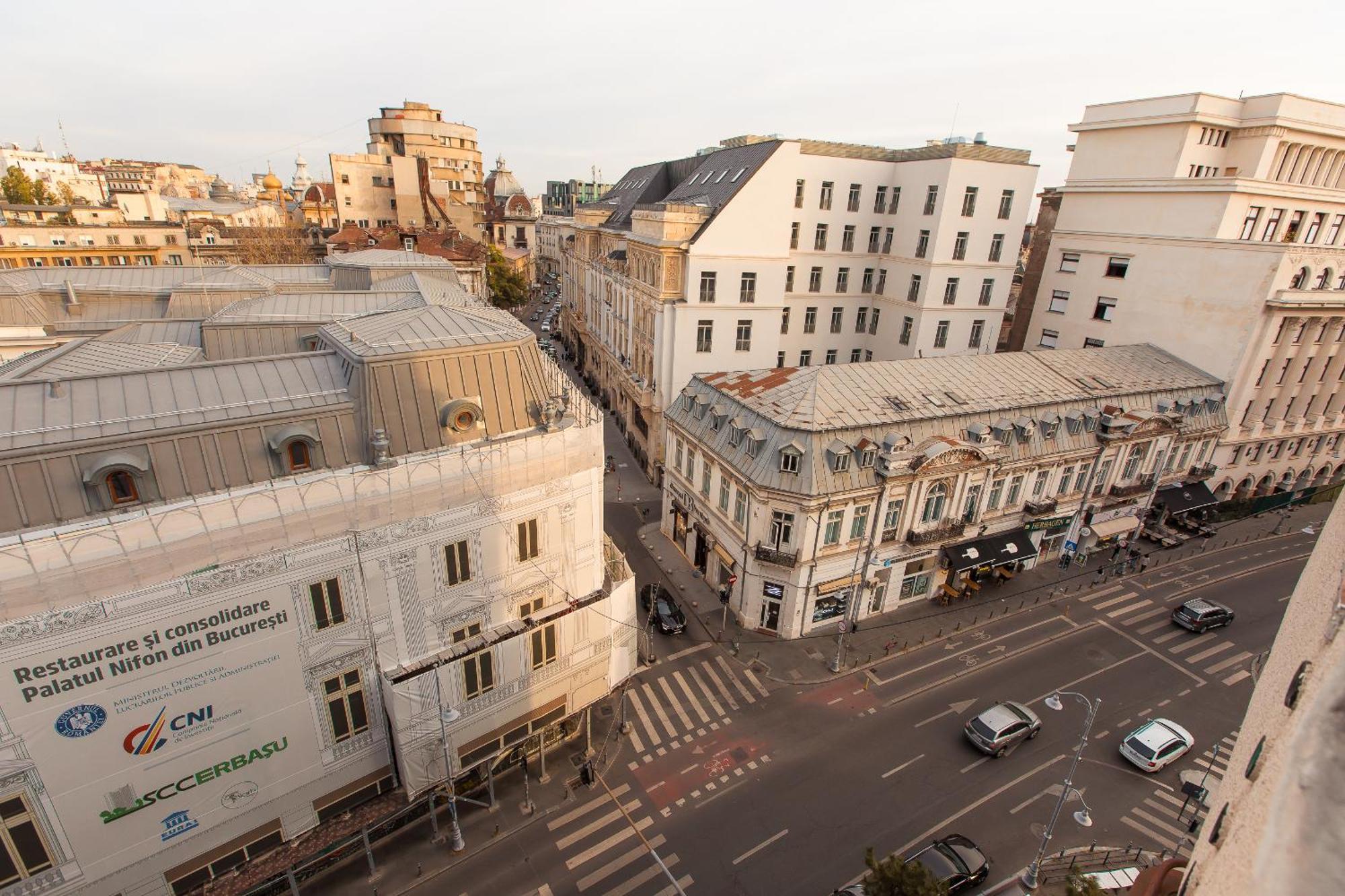 Royalty Apt With City Views On Calea Victoriei Bucureşti Exterior foto